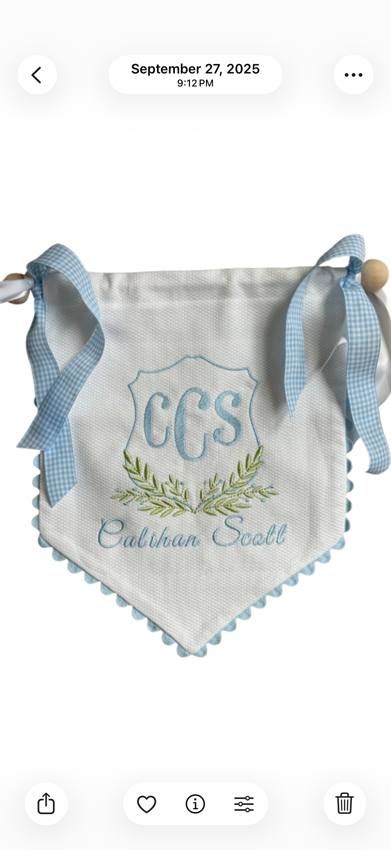 Nursery banner