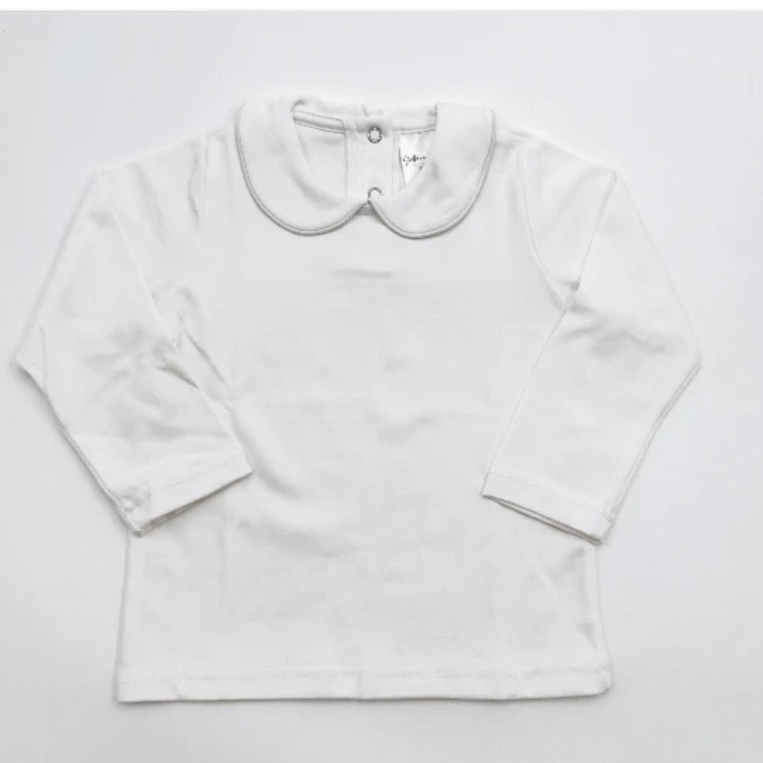 boys long sleeve white shirt