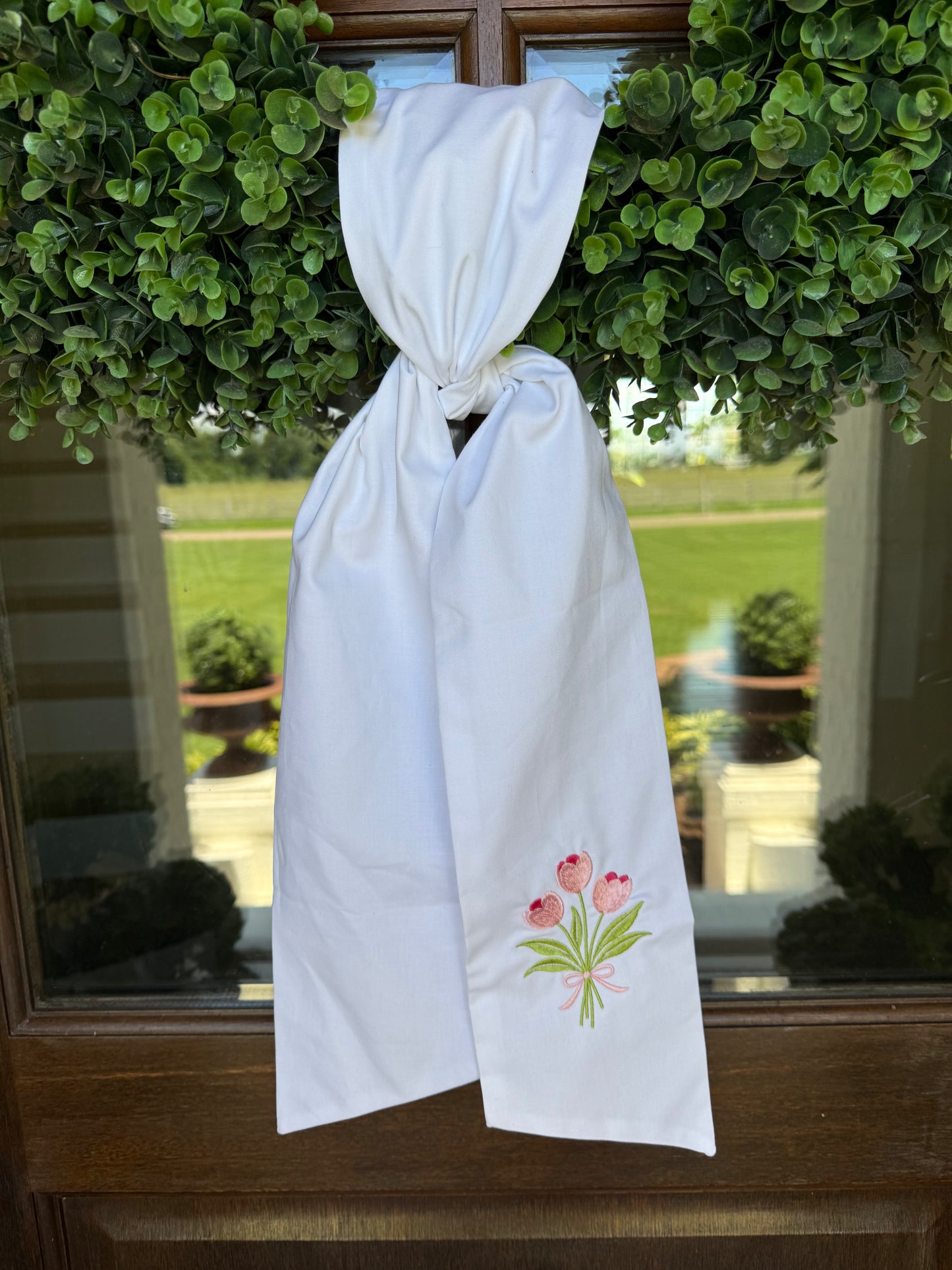 Wreath sash