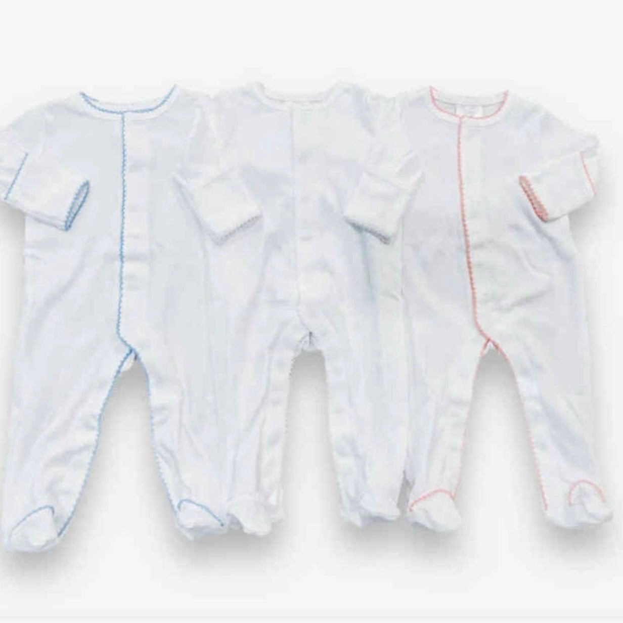 picot trim footies