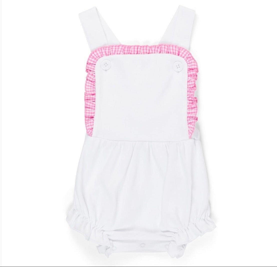 girls ruffled vintage style sunsuit
