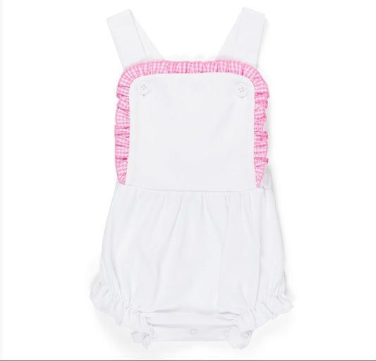 girls ruffled vintage style sunsuit